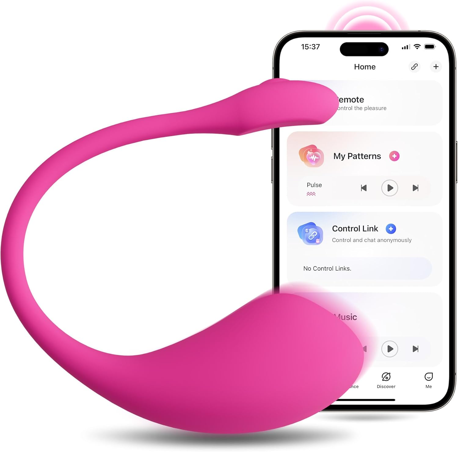 Passion - Remote Controlled Wearable Massager (Hot Pink)